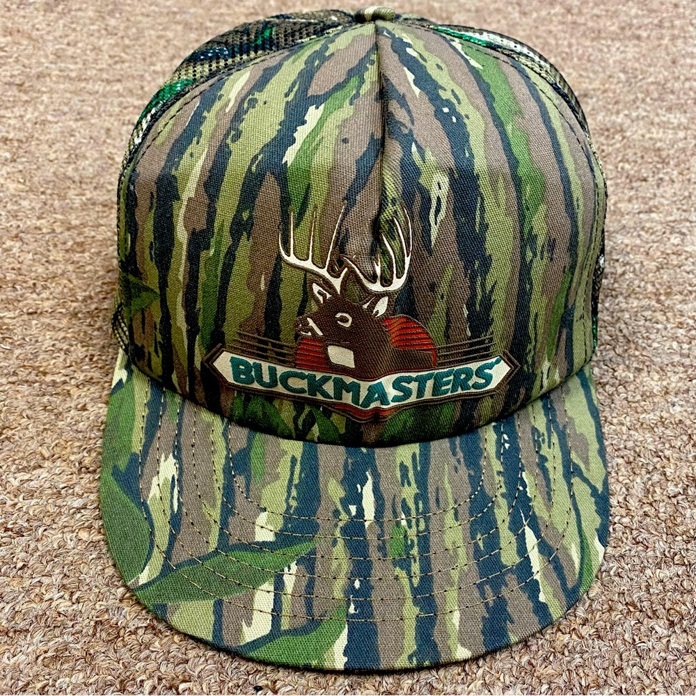 VINTAGE BUCKMASTERS 🦌 CAMOUFLAGE HUNTING HAT
